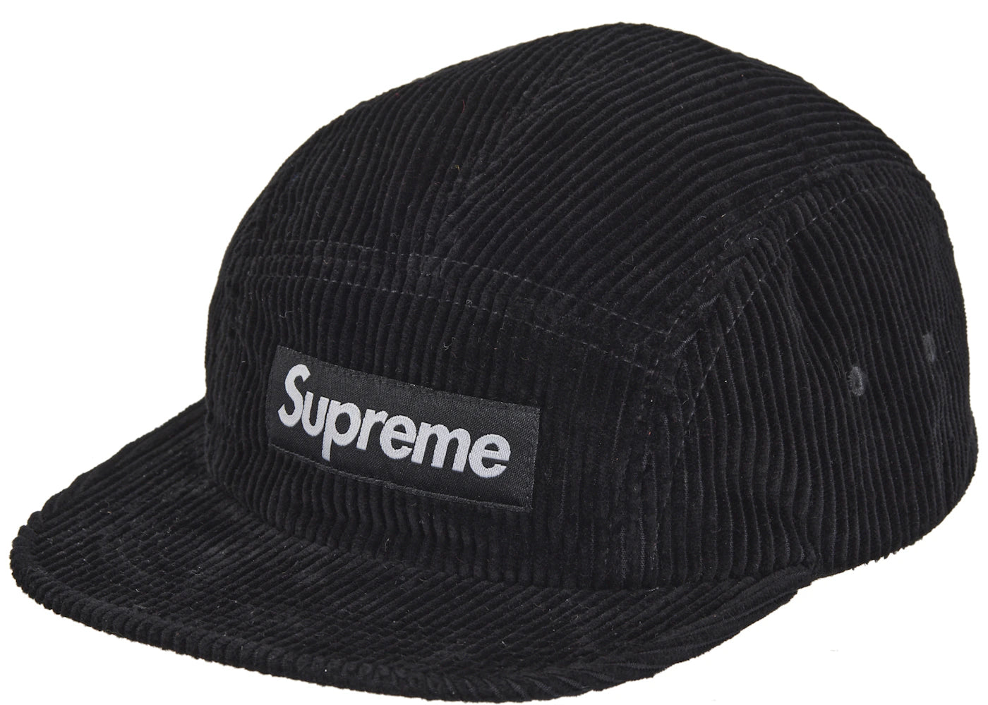 Supreme Corduroy Camp Cap (FW24) Black
