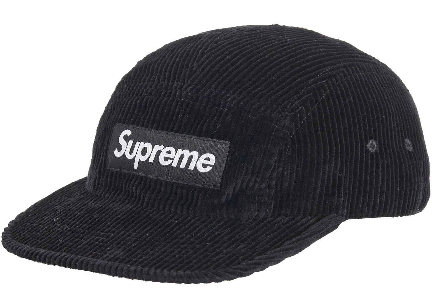 Supreme Corduroy Camp Cap (FW25) Black