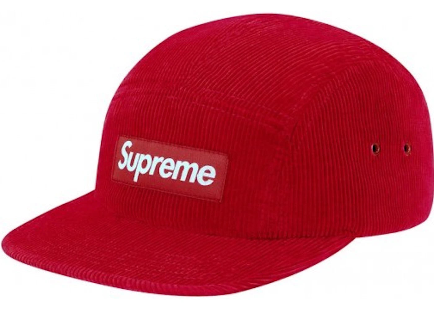 Supreme Corduroy Camp Cap Red