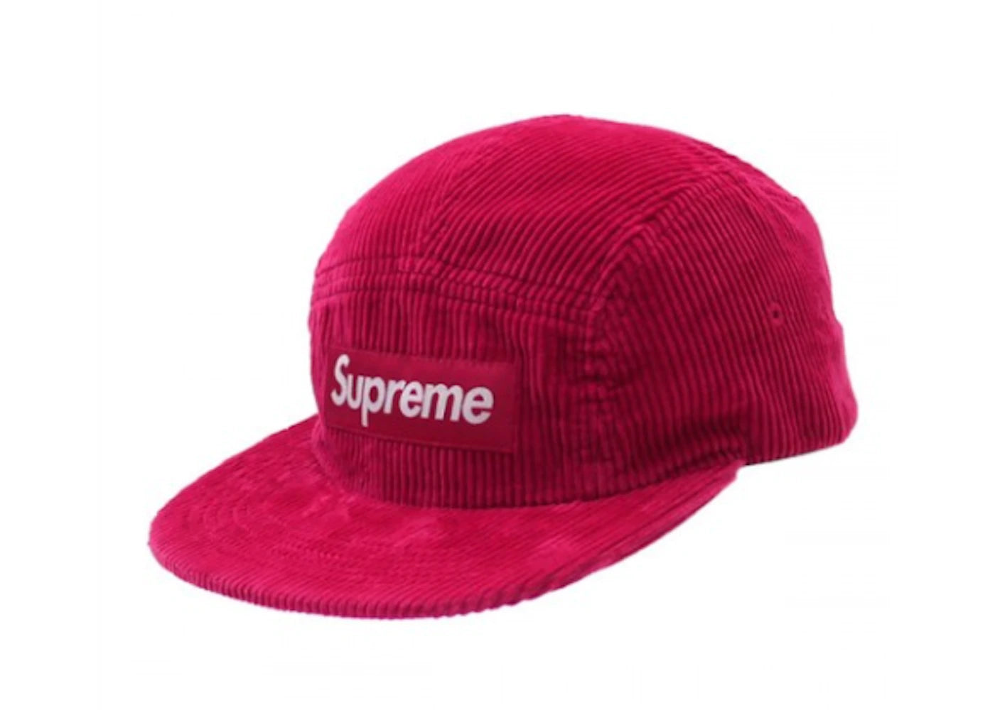 Supreme Corduroy Camp Cap (SS18) Dark Magenta