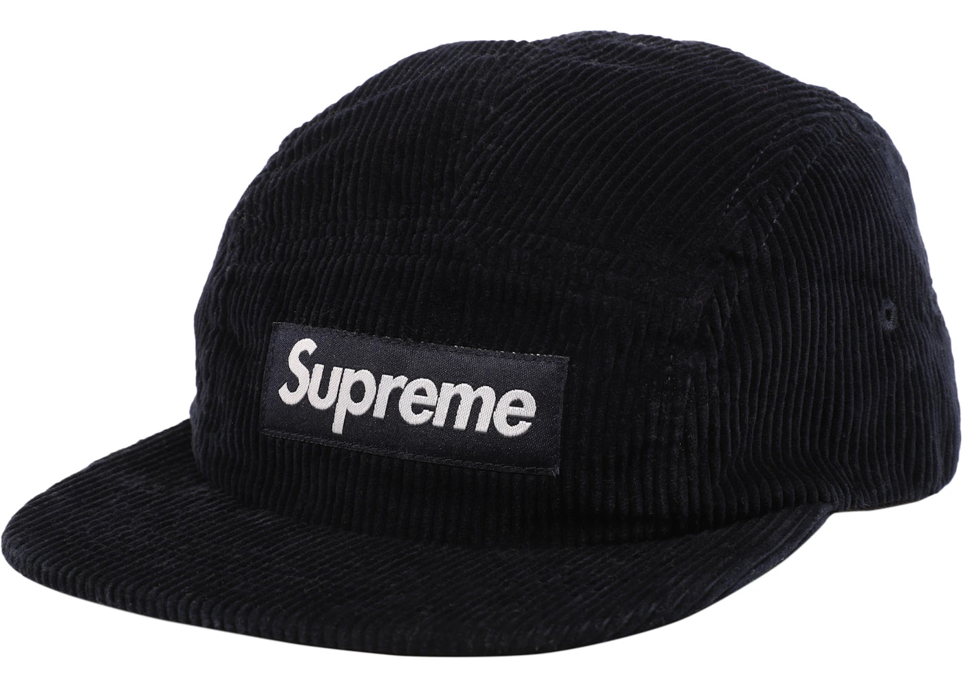 Supreme Corduroy Camp Cap (SS18) Navy