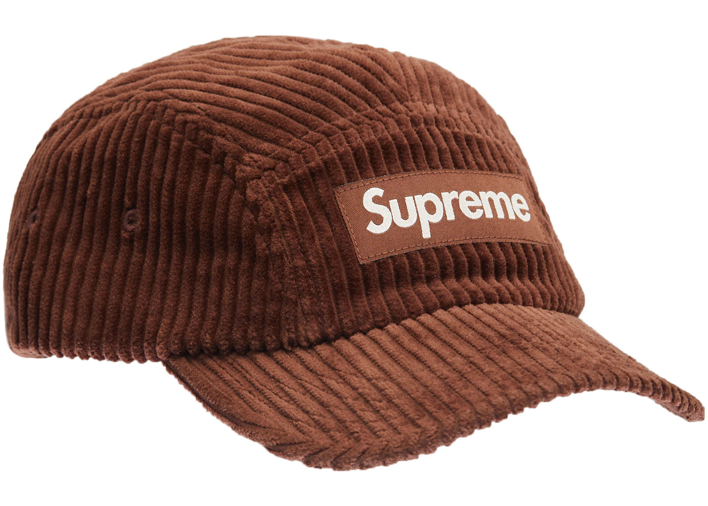 Supreme Corduroy Camp Cap Cap (SS22) Brown