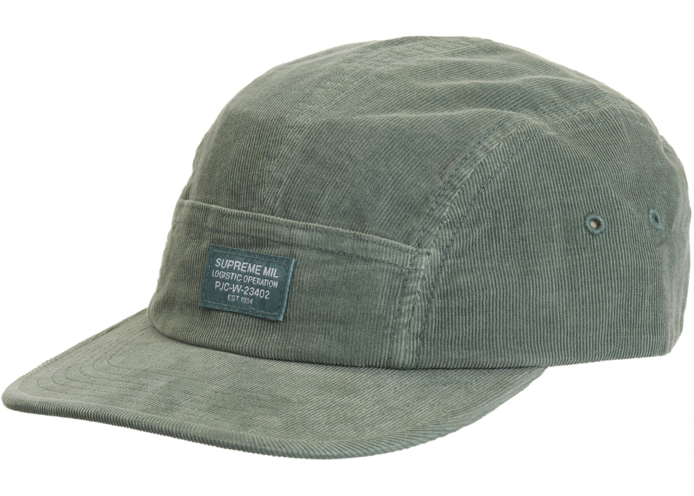 Supreme Corduroy Pocket Camp Cap (FW24) Work Teal
