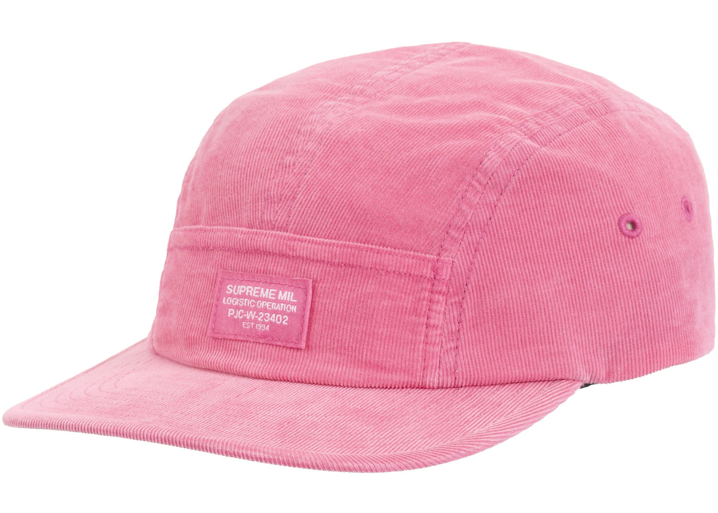 Supreme Corduroy Pocket Camp Cap (FW24) Pink