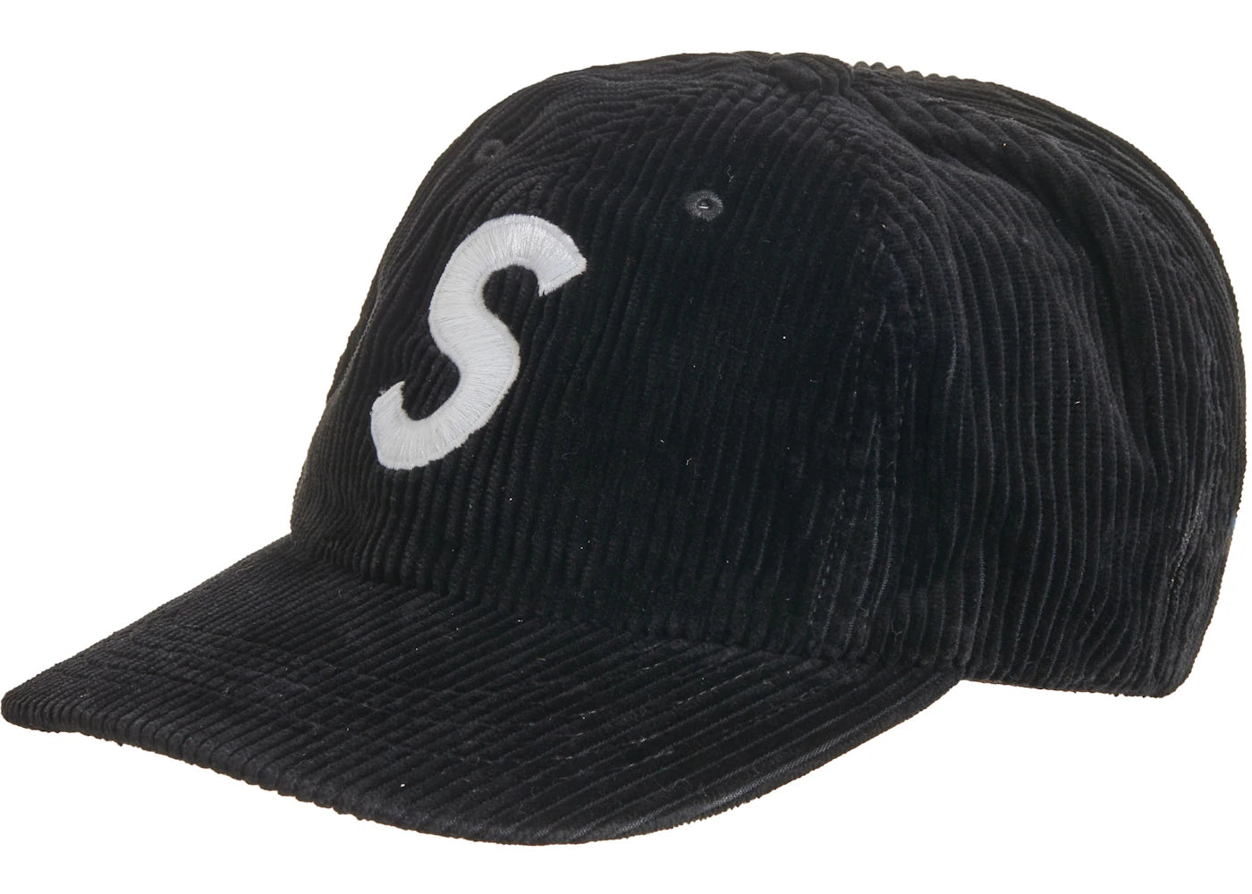 Supreme Corduroy S Logo 6-Panel (FW23) Black