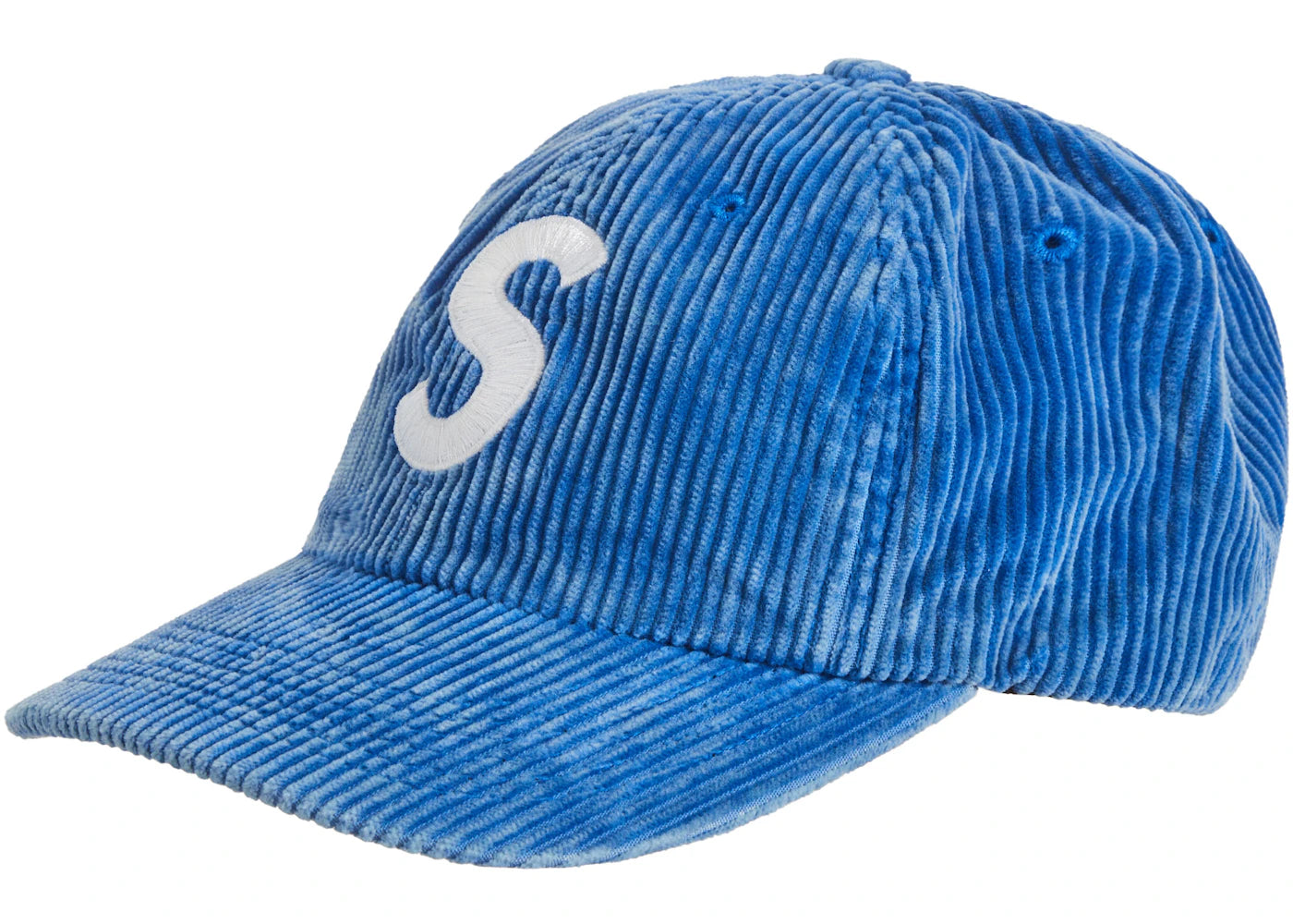 Supreme Corduroy S Logo 6-Panel (FW23) Royal