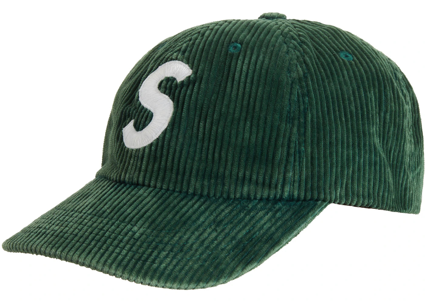 Supreme Corduroy S Logo 6-Panel (FW23) Green