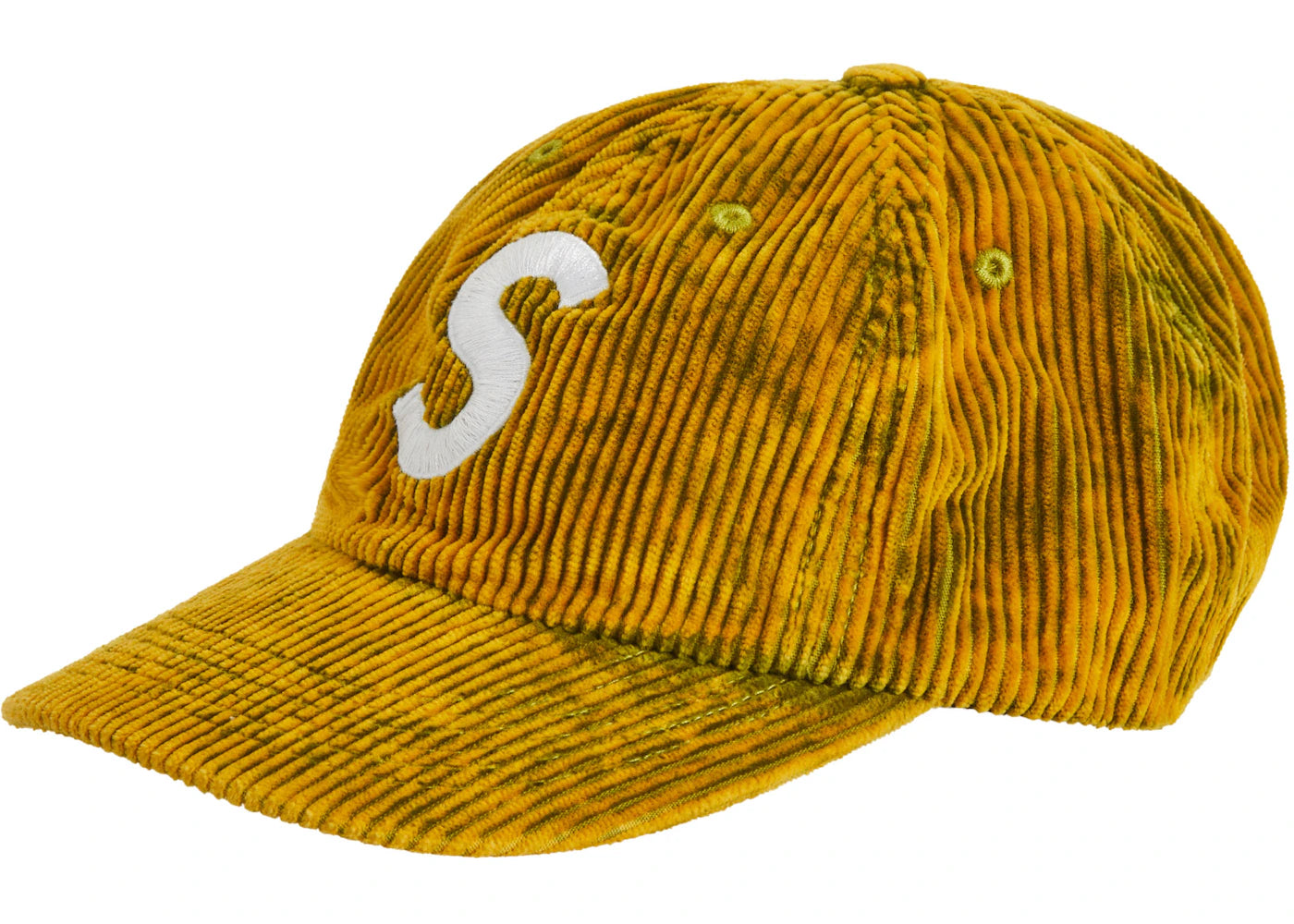 Supreme Corduroy S Logo 6-Panel (FW23) Bleached Olive