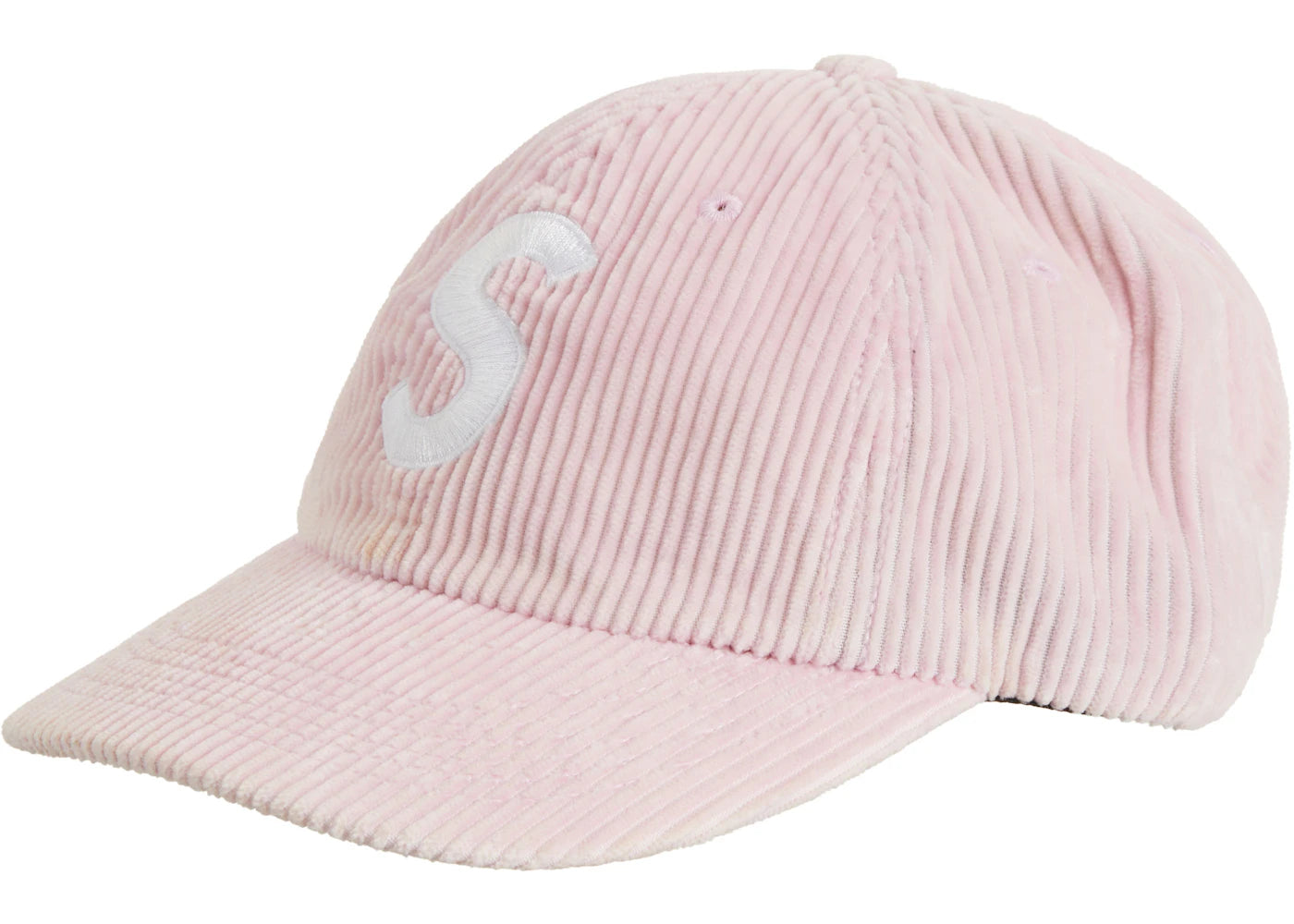 Supreme Corduroy S Logo 6-Panel (FW23) Light Pink
