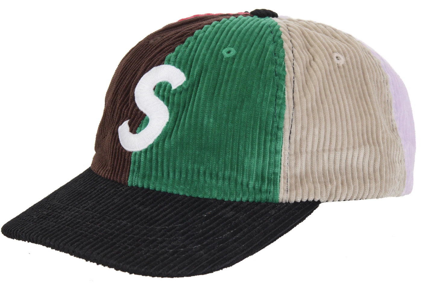 Supreme Corduroy S Logo 6-Panel (FW24) Multicolor