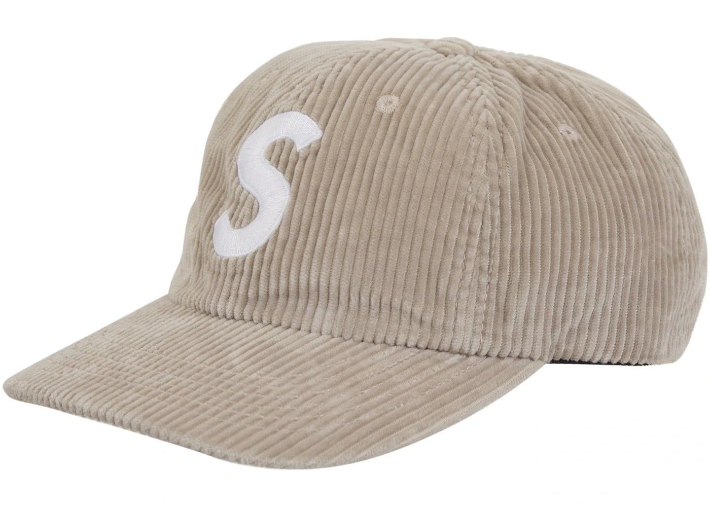 Supreme Corduroy S Logo 6-Panel (FW24) Stone