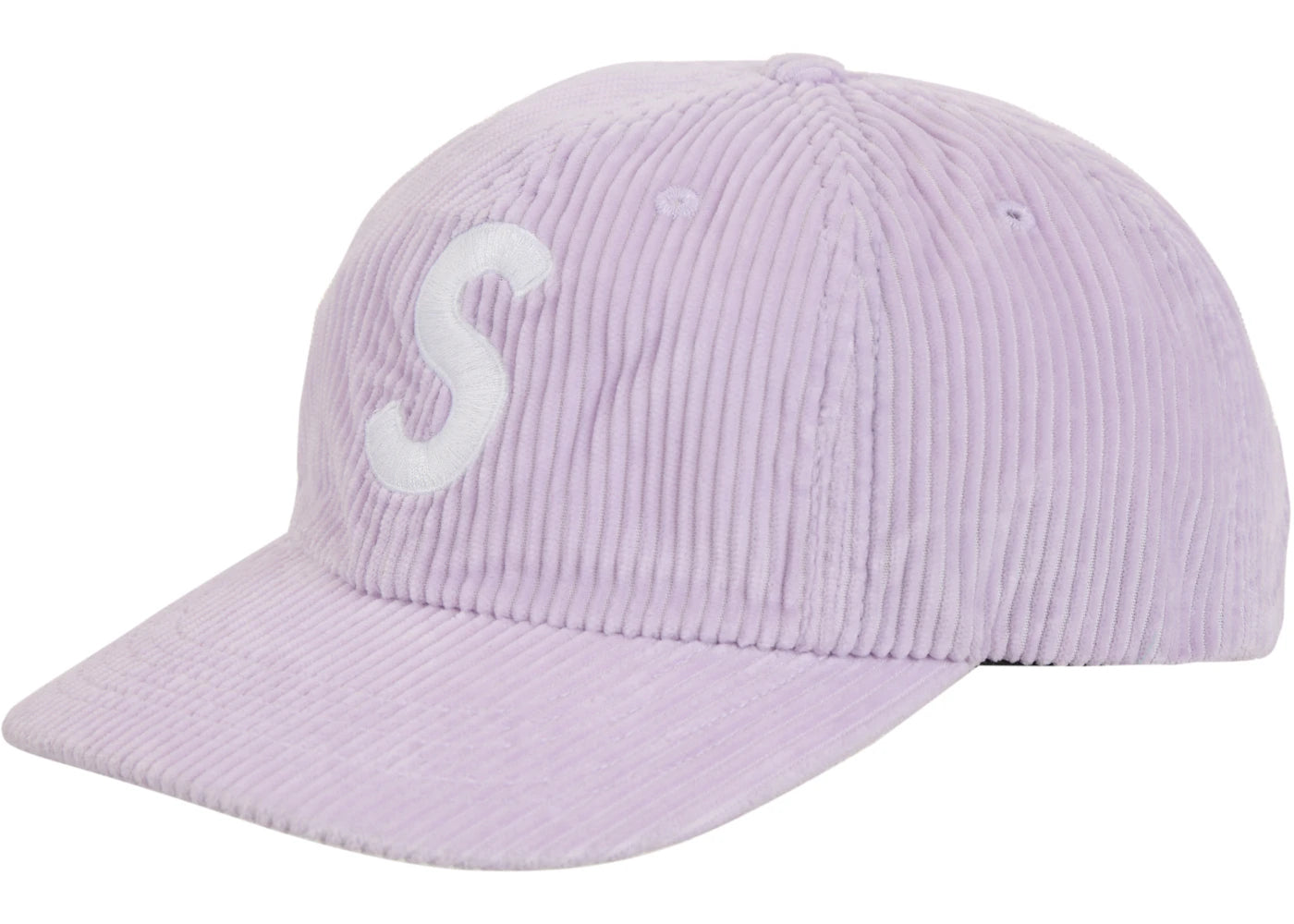 Supreme Corduroy S Logo 6-Panel (FW24) Light Purple