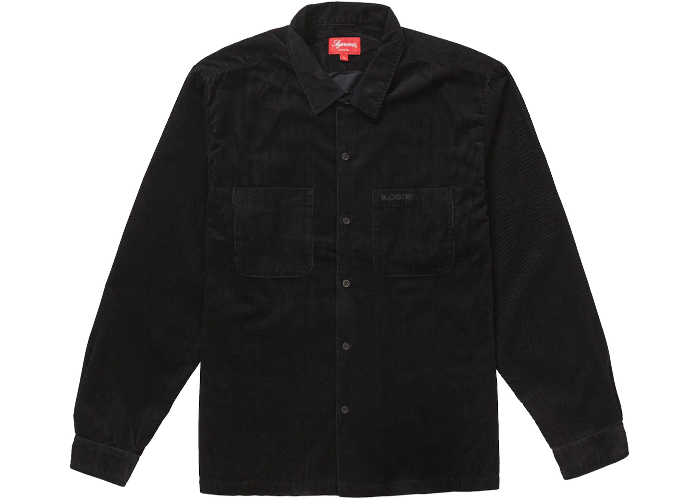 Supreme Corduroy Shirt (FW19) Black