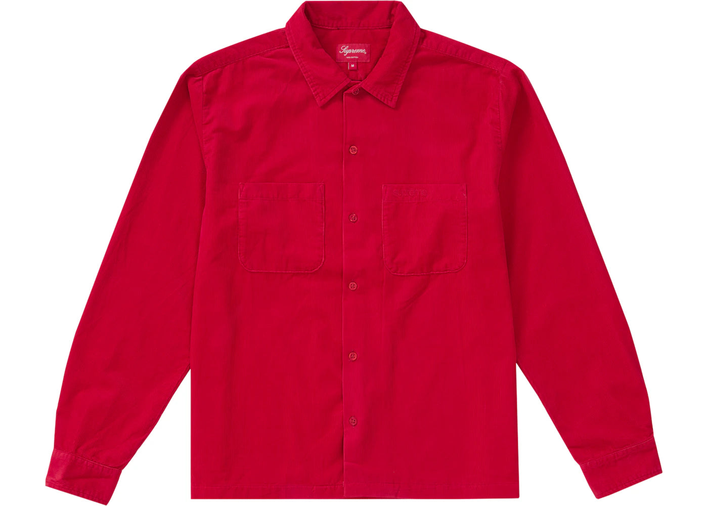 Supreme Corduroy Shirt (FW19) Red