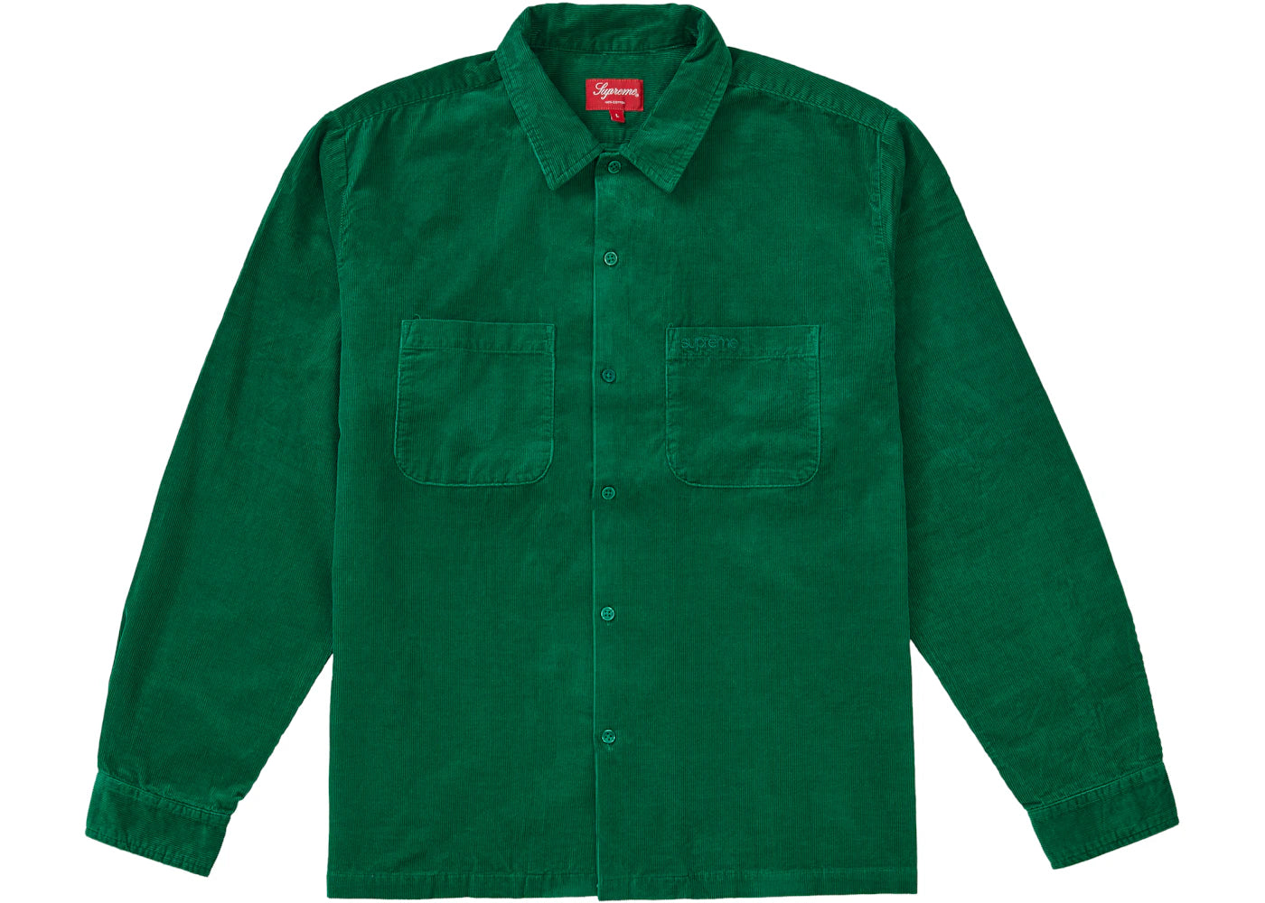 Supreme Corduroy Shirt (FW19) Teal