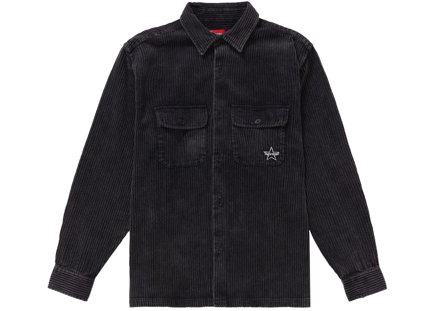 Supreme Corduroy Shirt Shirt (SS22) Black