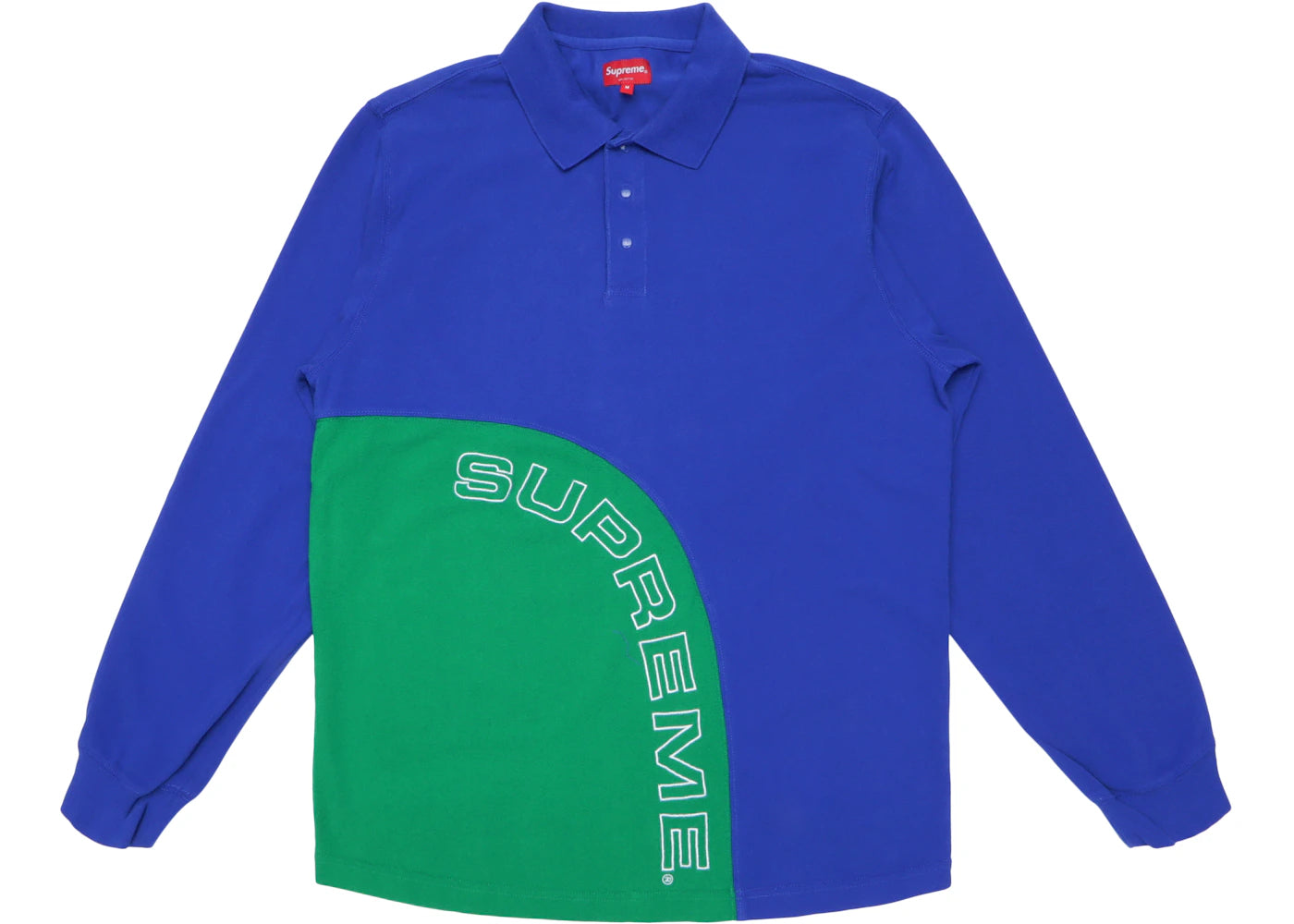 Supreme Corner Arc L/S Polo Royal