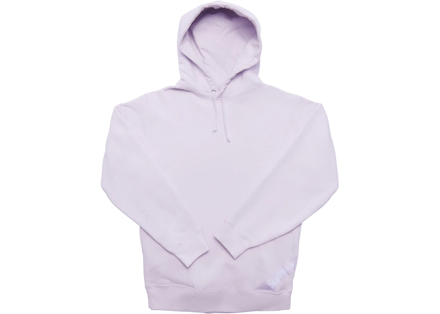 Supreme Corner Label Hooded Sweatshirt Light Purple