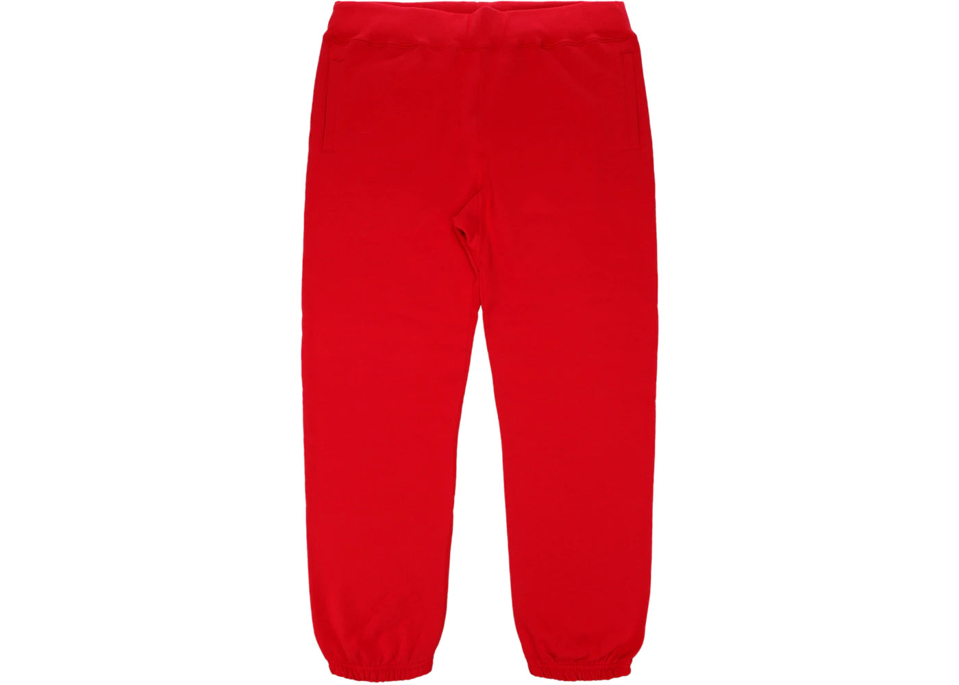 Supreme Corner Label Sweatpant Red