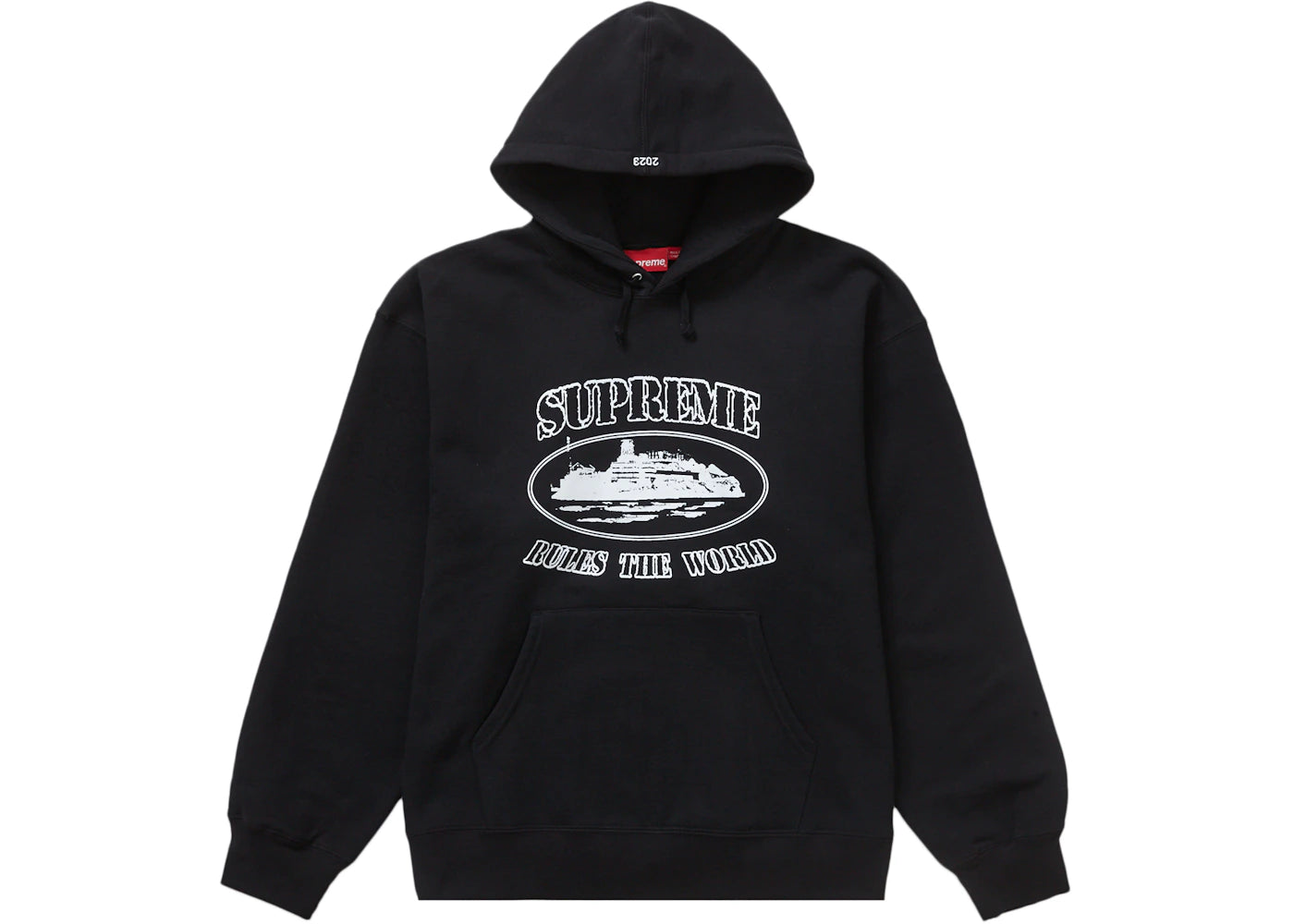 Supreme Corteiz Rules The World Hoodie Black