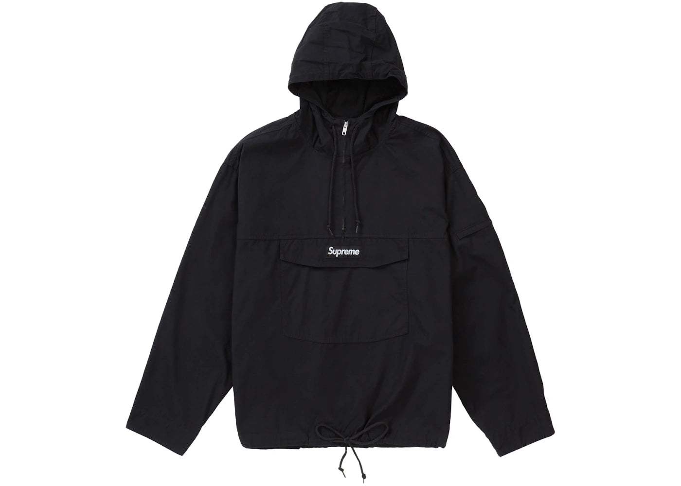 Supreme Cotton Utility Anorak Black