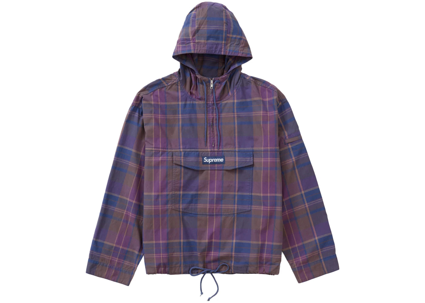 Supreme Cotton Utility Anorak Plaid