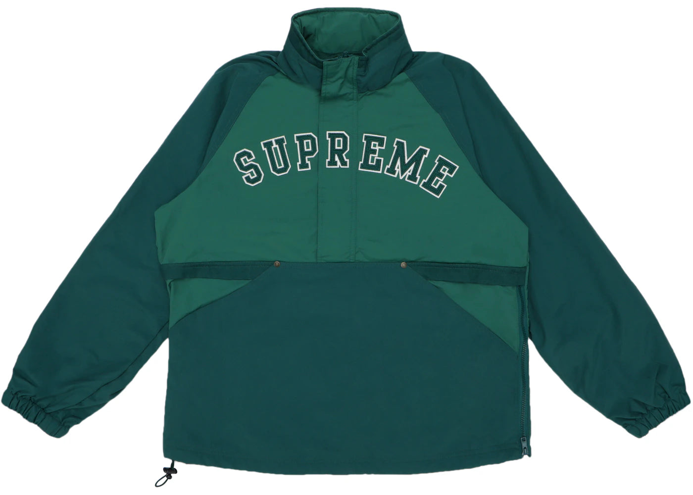 Supreme Court Half Zip Pullover Dark Green