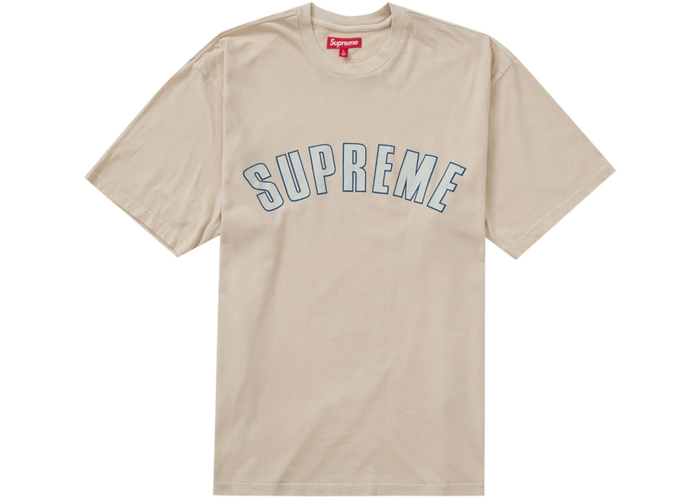 Supreme Cracked Arc S/S Top Light Brown