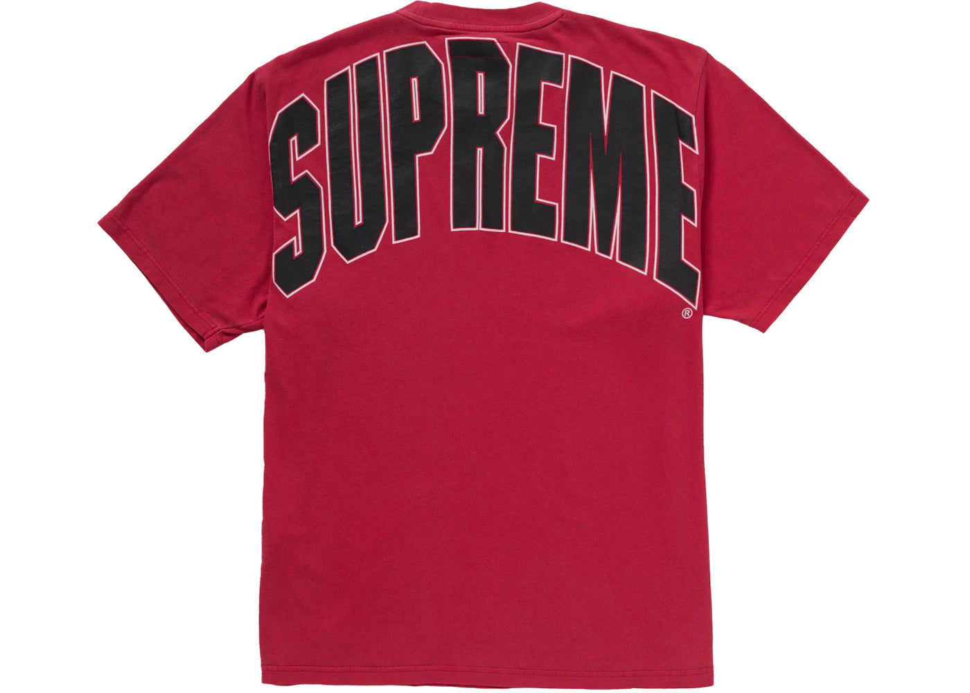 Supreme Cracked Back Arc S/S Top Red