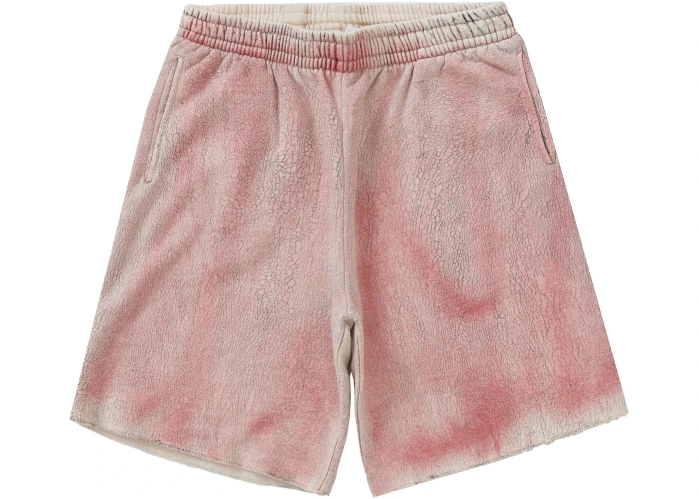 Supreme Crackle Sweatshort Red