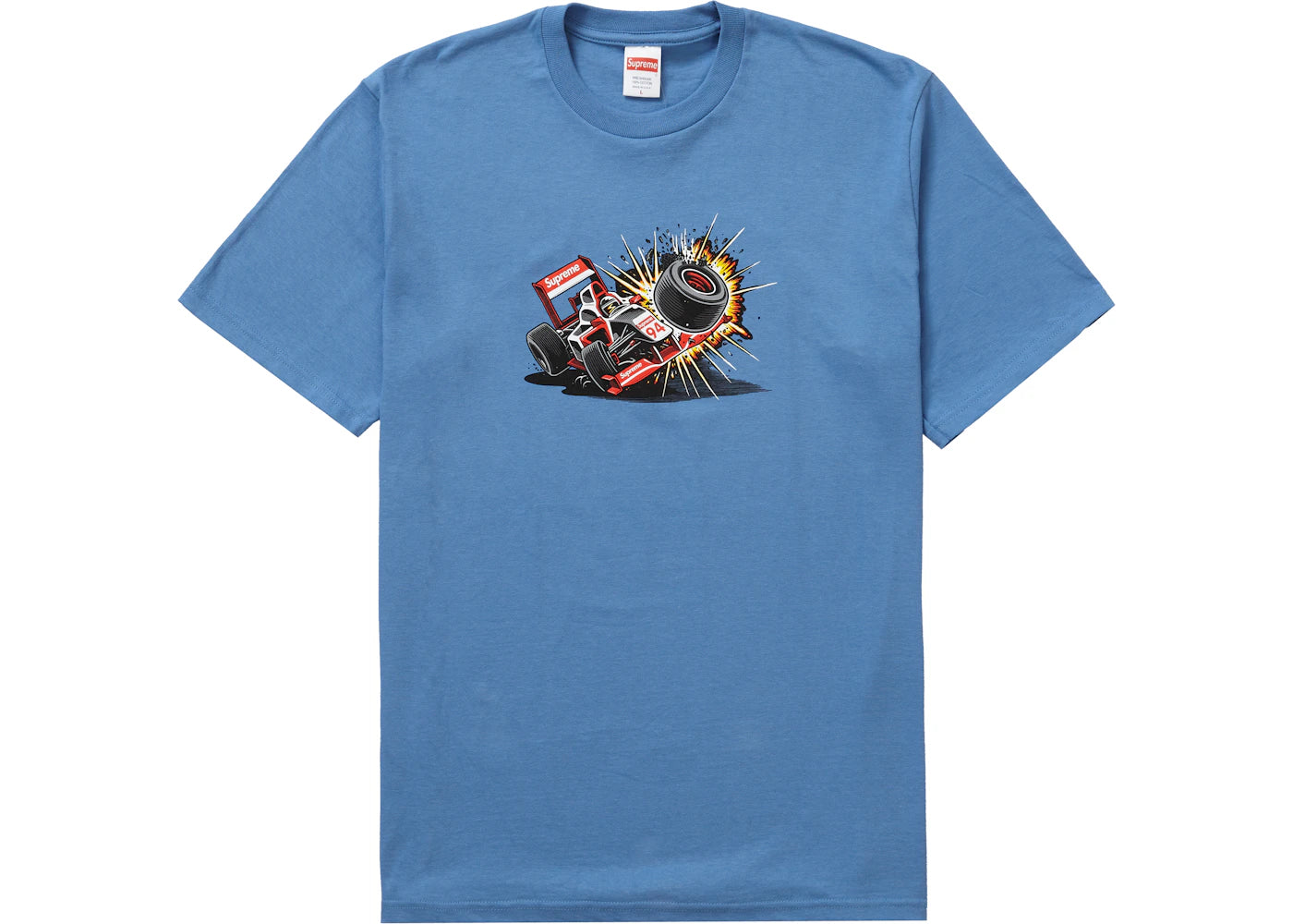 Supreme Crash Tee (FW21) Dusty Light Royal