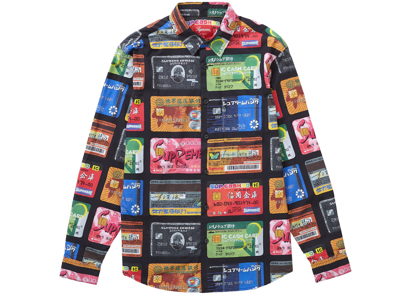 Supreme Credit Cards Shirt Multicolor