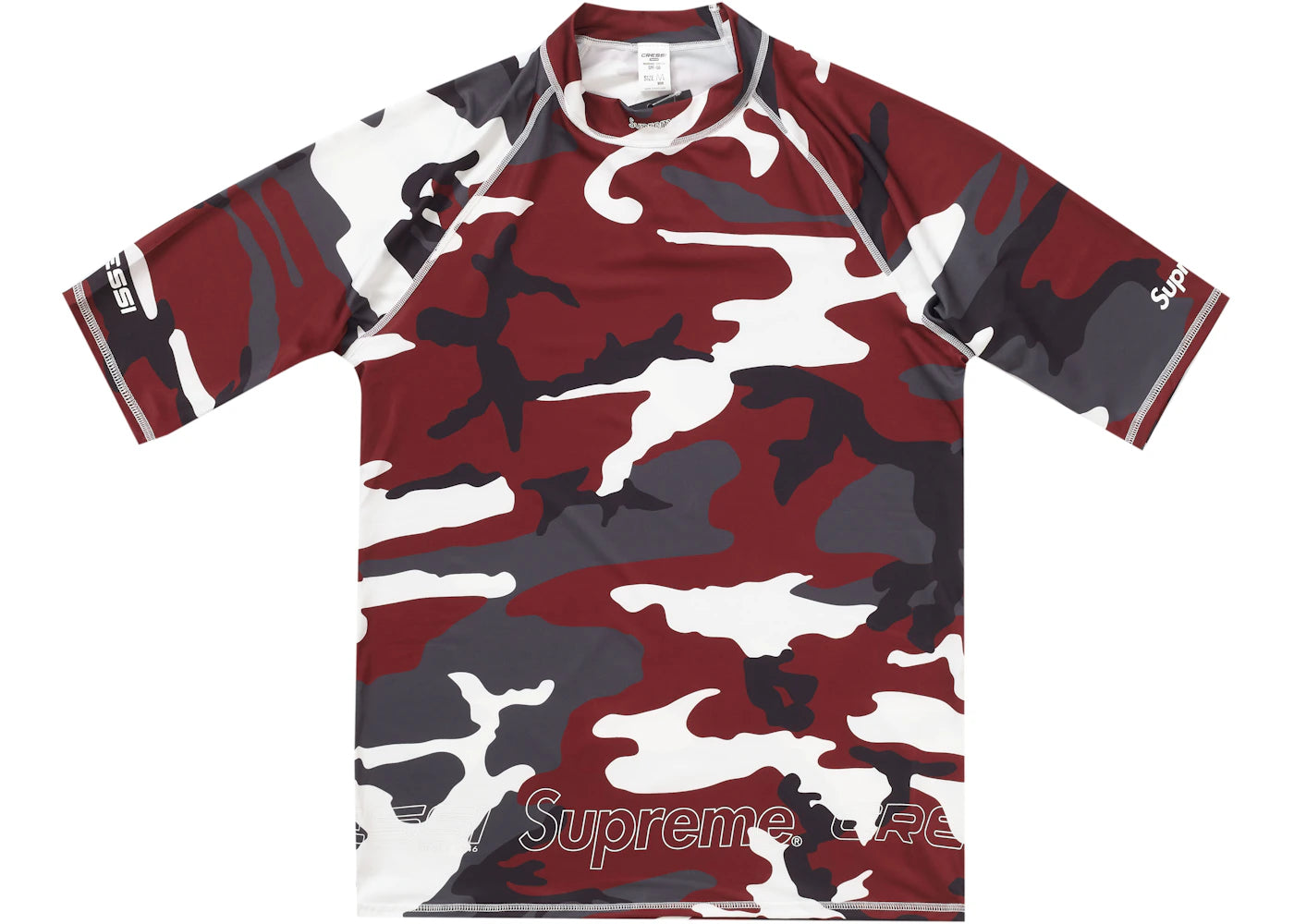 Supreme Cressi Rash Guard Red Camo