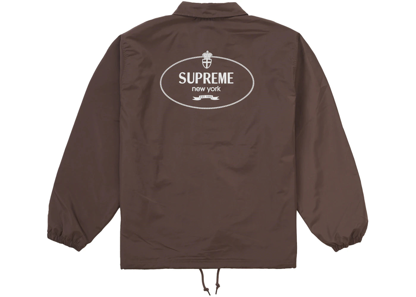 Supreme Crest Coaches Jacket Brown