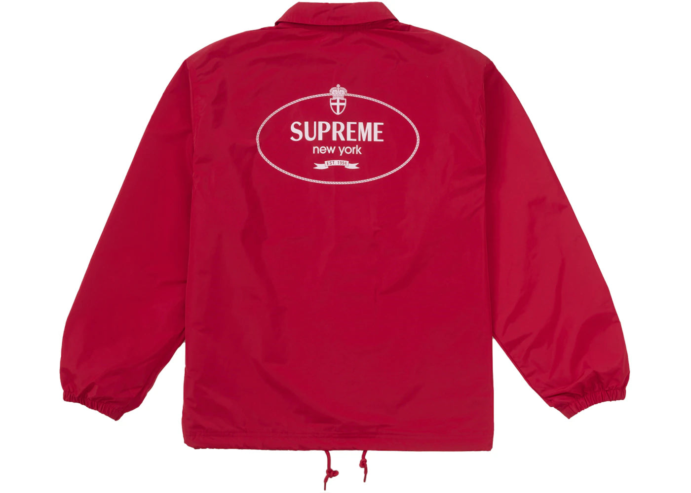 Supreme Crest Coaches Jacket Red