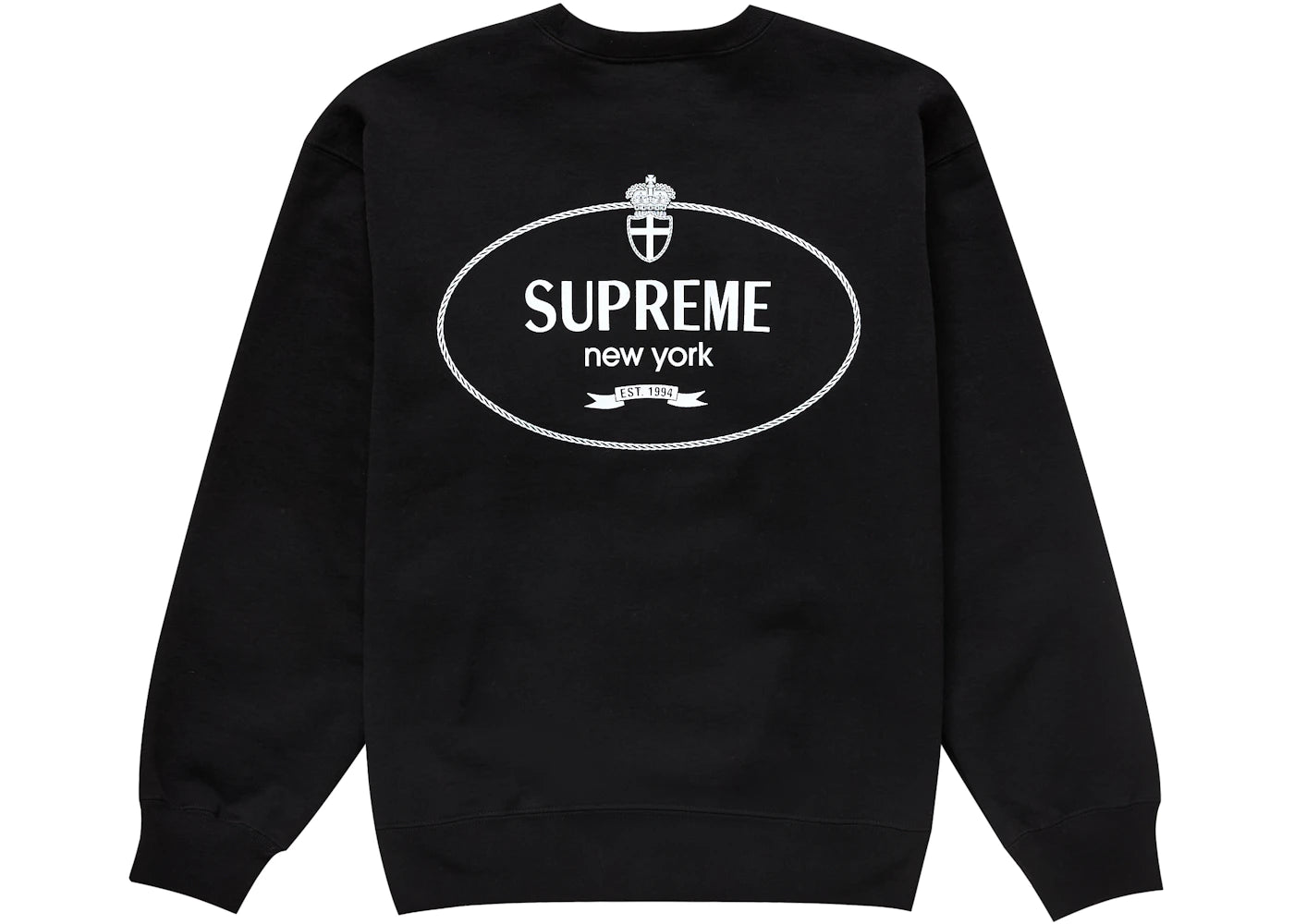 Supreme Crest Crewneck (FW24) Black