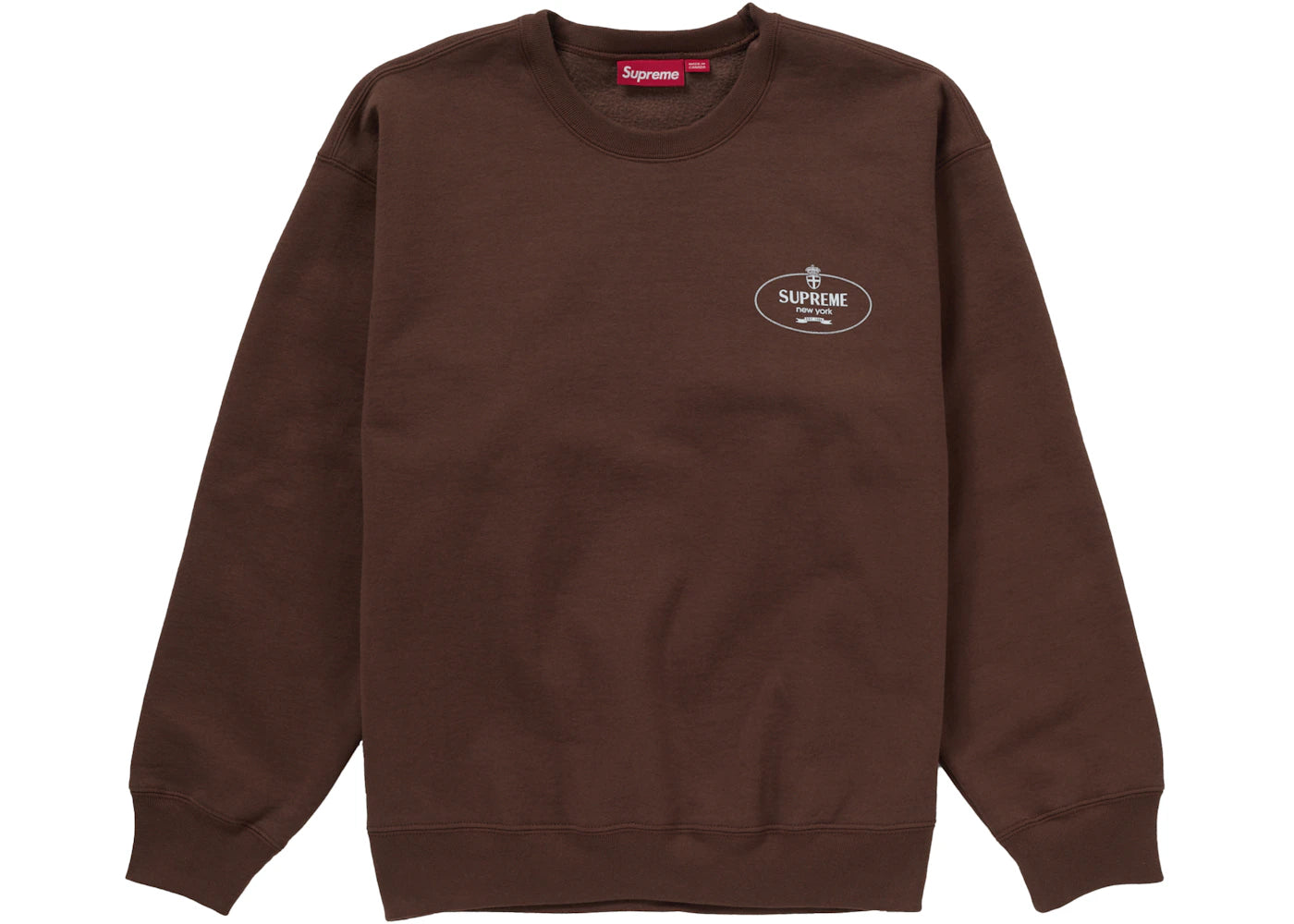 Supreme Crest Crewneck (FW24) Brown