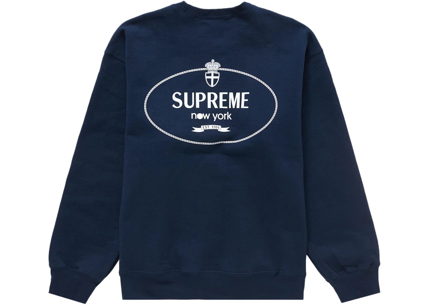 Supreme Crest Crewneck (FW24) Navy