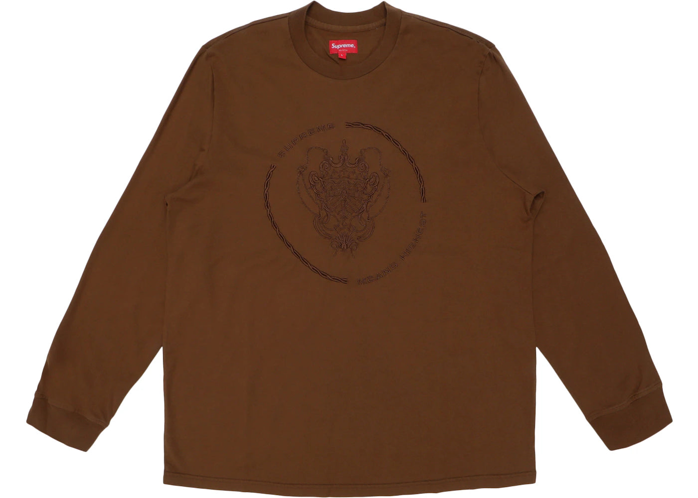 Supreme Crest L/S Top Brown