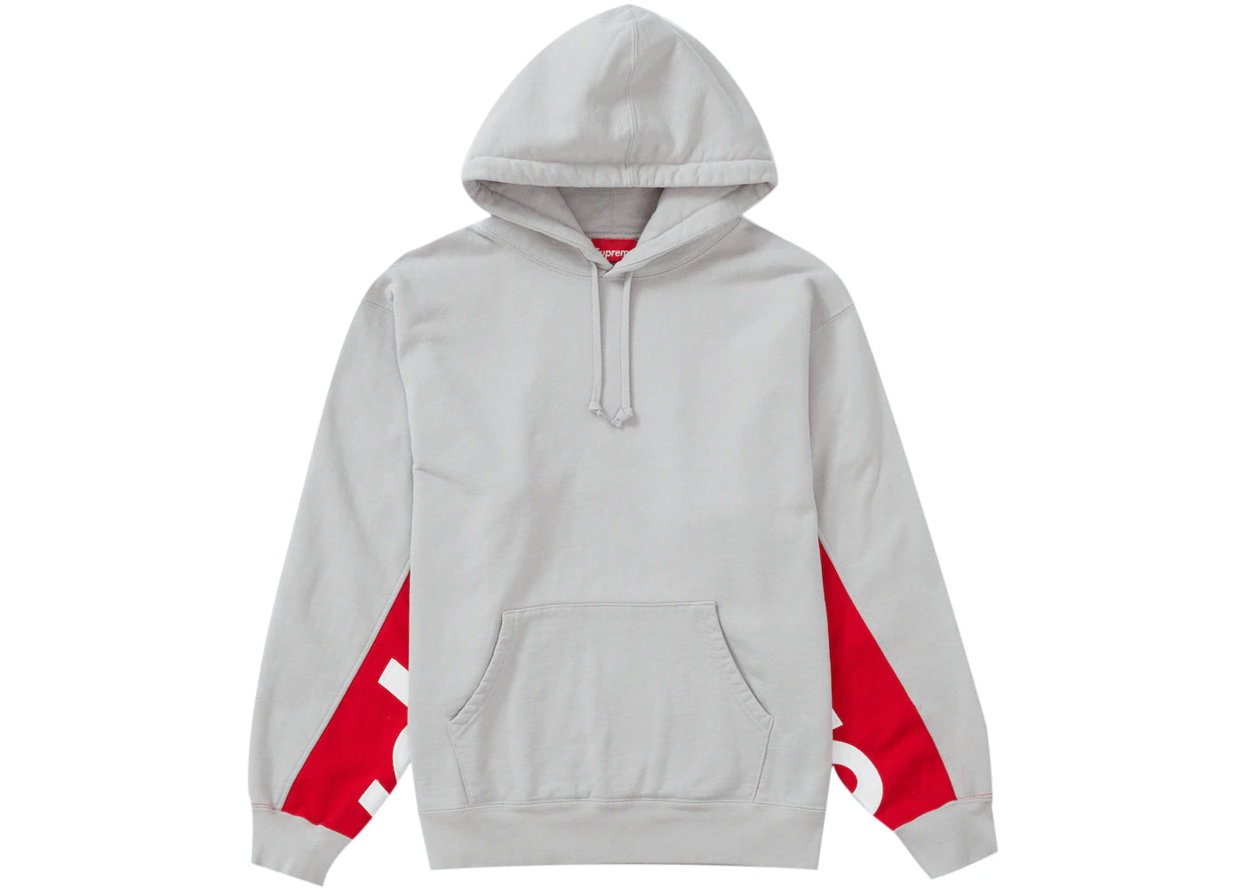 Supreme Cropped Panels Hooded Sweatshirt Grey