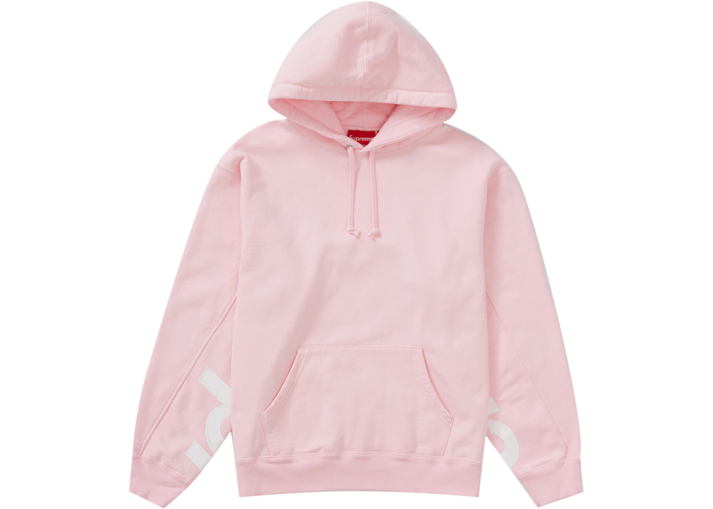 Supreme Cropped Panels Hooded Sweatshirt Light Pink