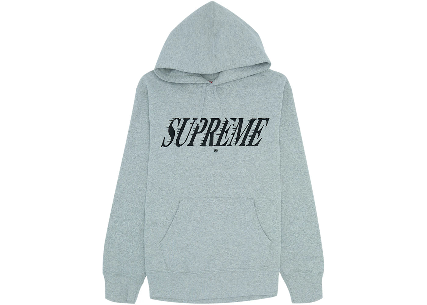 Supreme Crossover Hooded Sweatshirt Heather Grey