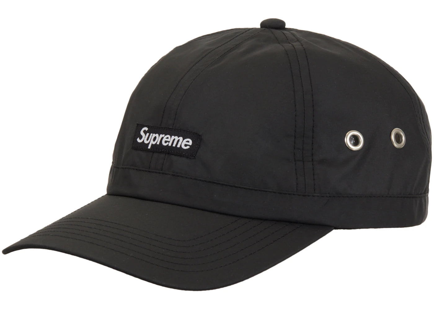 Supreme Crown Band Nylon 6-Panel (SS24) Black