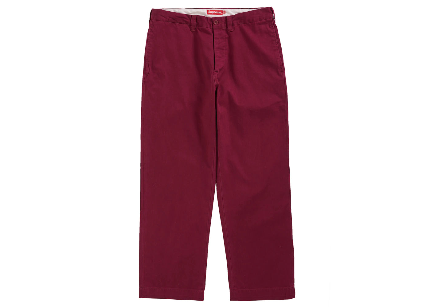 Supreme Crown Chino Pant Dark Cranberry