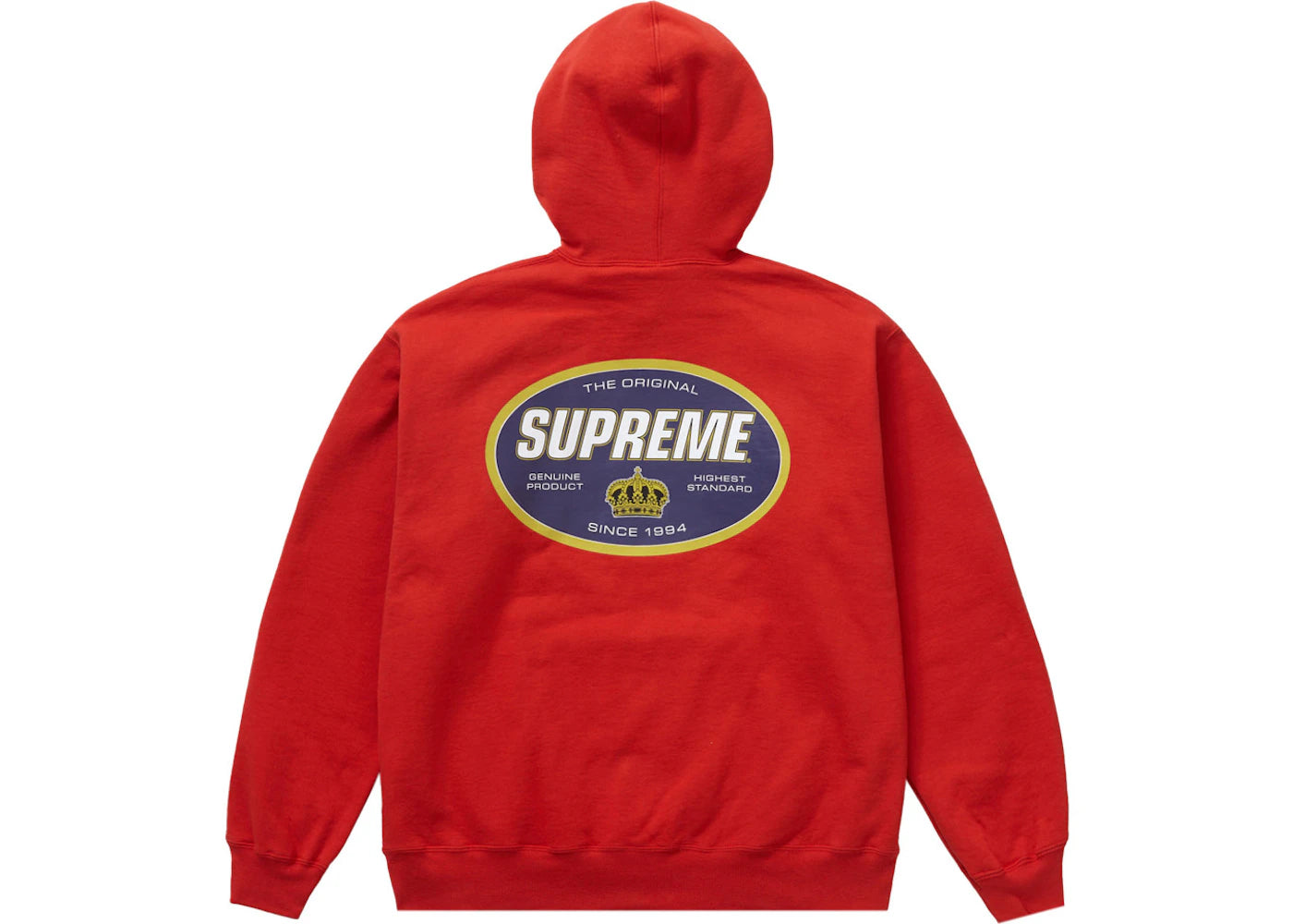 Supreme Crown Hooded Sweatshirt Burnt Red