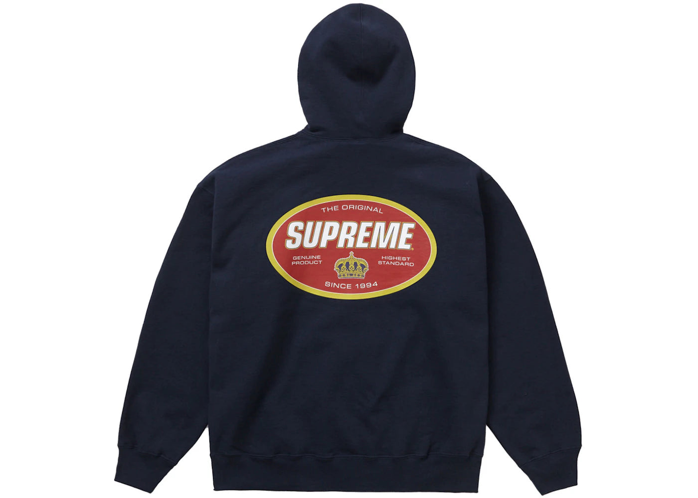 Supreme Crown Hooded Sweatshirt Navy