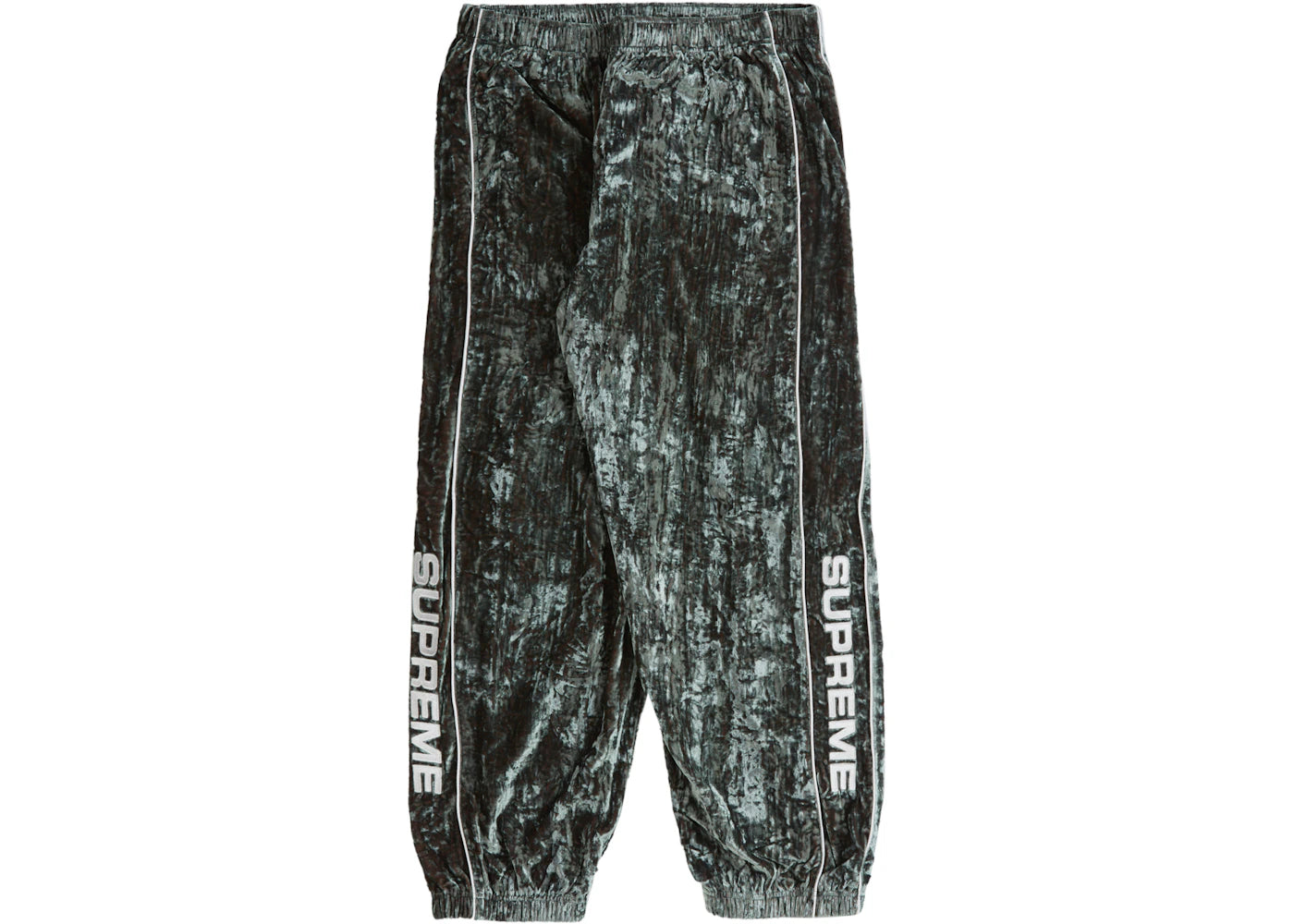 Supreme Crushed Velvet Track Pant Olive