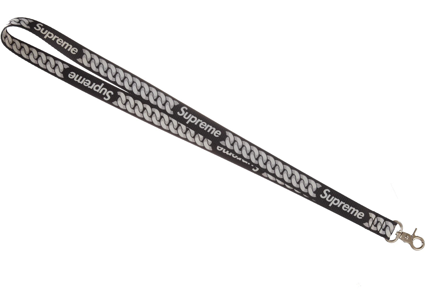 Supreme Cuban Links Lanyard Black