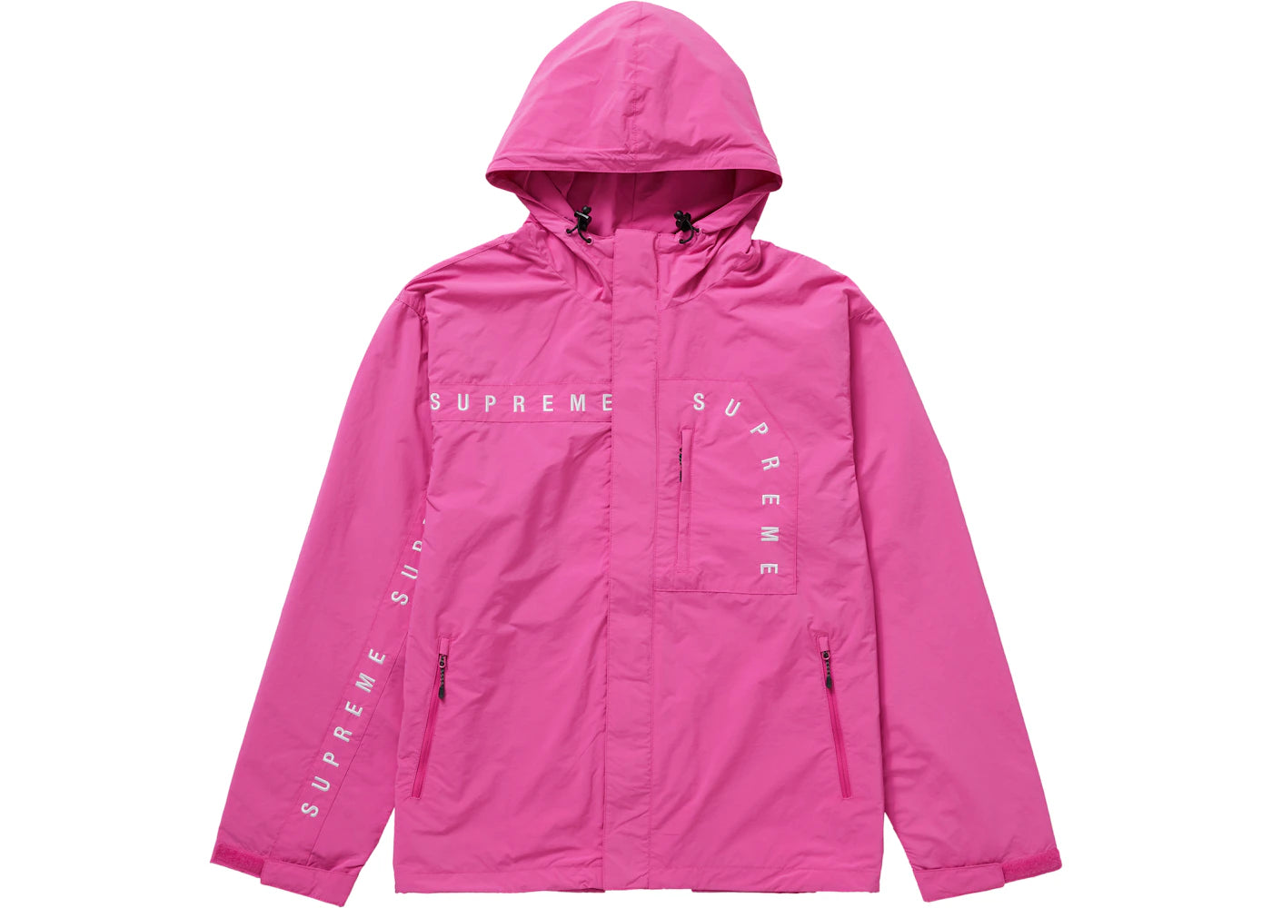 Supreme Curve Logos Ripstop Jacket Dusty Purple