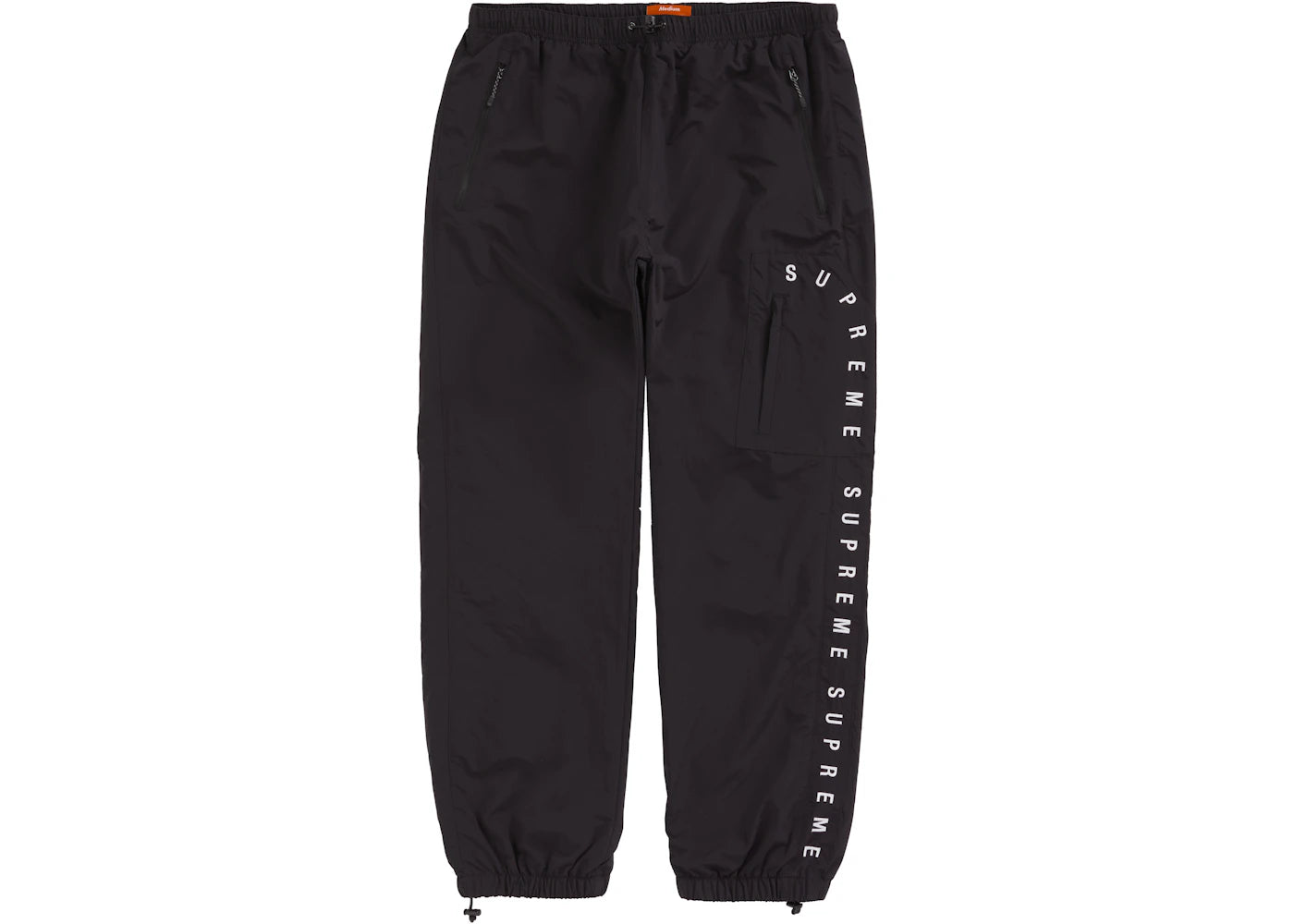 Supreme Curve Logos Ripstop Pant Black